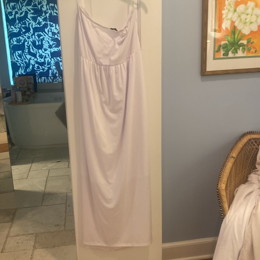 GRACE KARIN WHITE STRAPLESS MAXI DRESS SZ.XL EUC - Picture 9 of 9